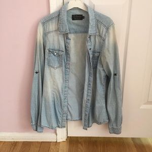 Denim Button Down Shirt